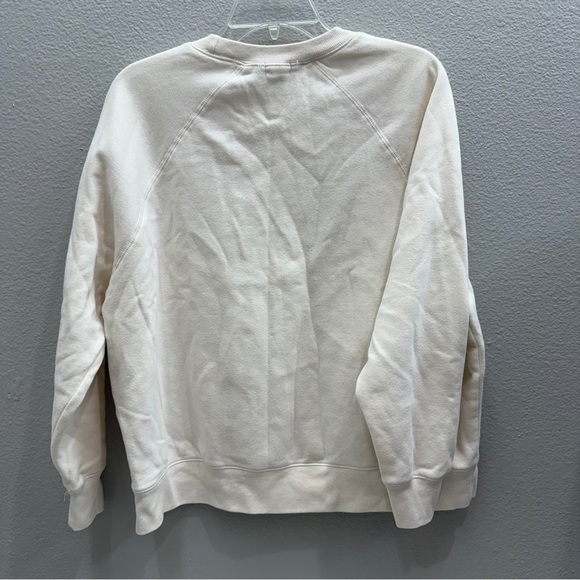 Tullabee Sweatshirt Womens Size Medium Cream What up Grinches Cozy funny - Picture 3 of 4